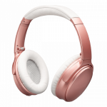 Rose and white headphone display