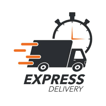 Express delivery van display on time display